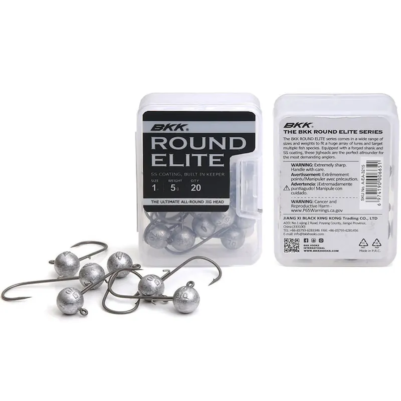 BKK Round Elite Classic Bait Keeper / Jighaken (20 pièces) Bon Plan
