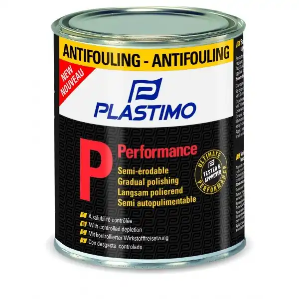 Promotion Antifouling Plastimo Performance semi-érodable 0,75L noir