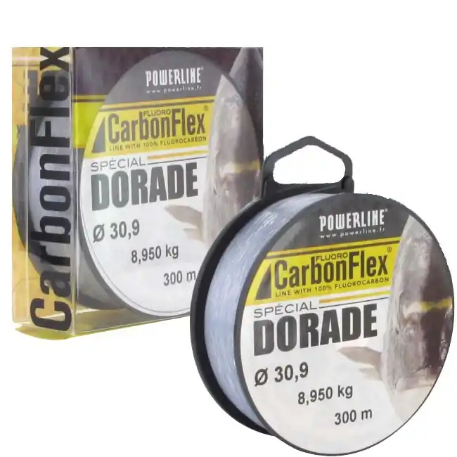 Offre Exclusive Nylon Fluorocarbone Powerline Carbonflex Dorade Grise 300 m