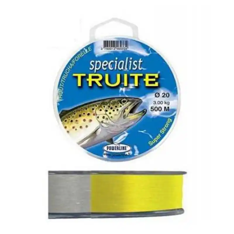 Super Prix Nylon Fluo Powerline Spécialist Truite 150 m