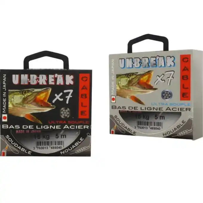 Réduction Tresse à Bas de Ligne Acier Powerline Unbreak‘cable