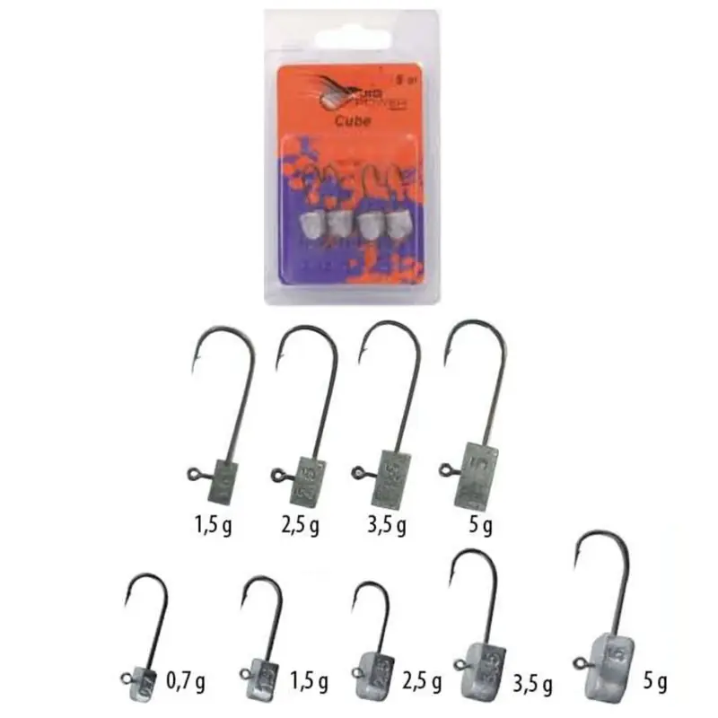 Tête Plombée Powerline Cube – 5 gr H4 x4tête Solde