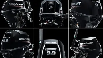 Retour Gratuit Moteur thermique Mercury 9.9 CV démarrage électrique