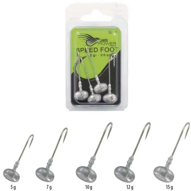 Commande En Gros Tête Plombée Powerline Speed Football – 7 gr H1/0 x4têtes