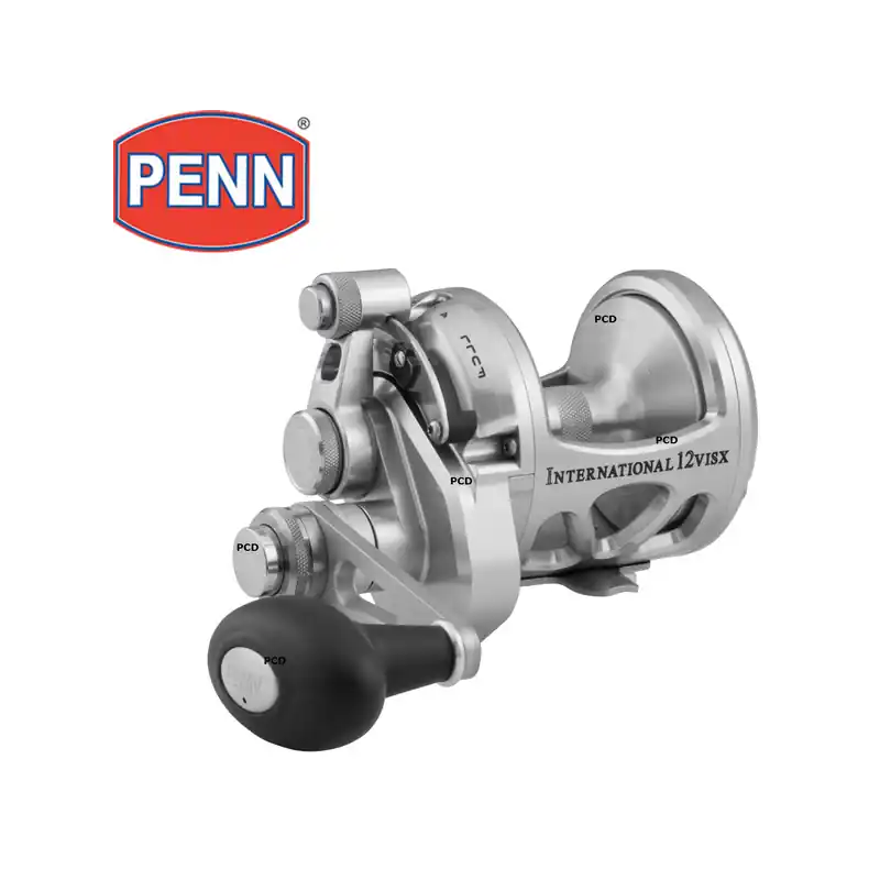 Retour Gratuit MOULINET PENN INTERNATIONAL 12 VISX SILVER