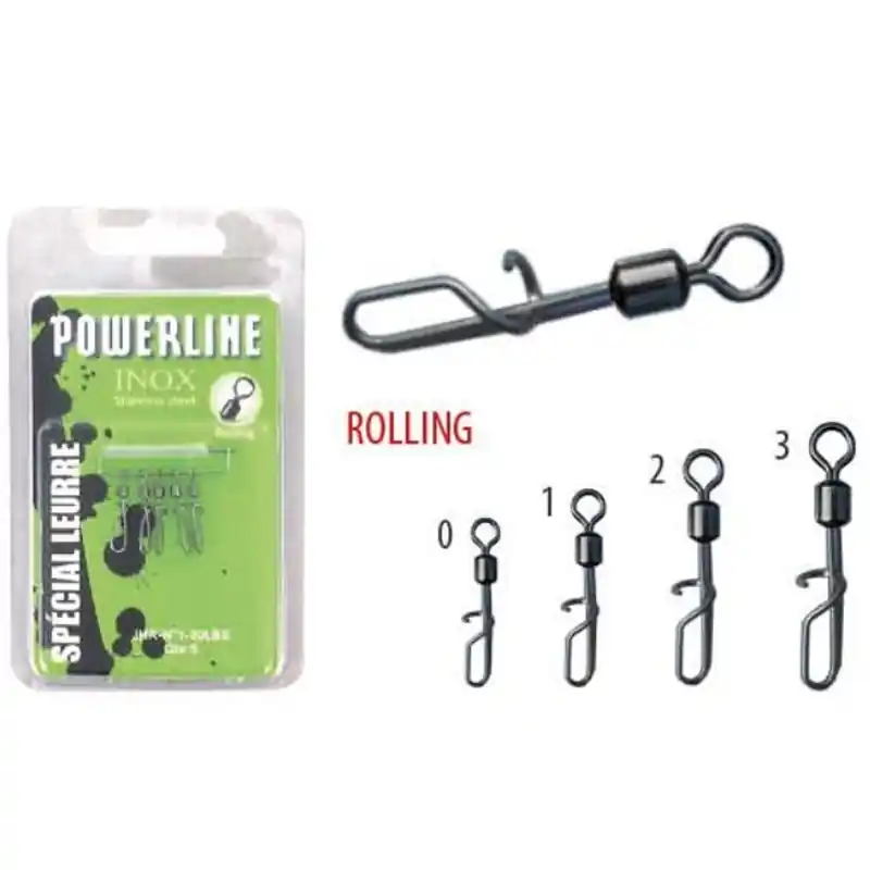 Seulement Aujourd&rsquo;hui Agrafe Powerline Jig Head Rolling – n°2 50lbs x5pièces