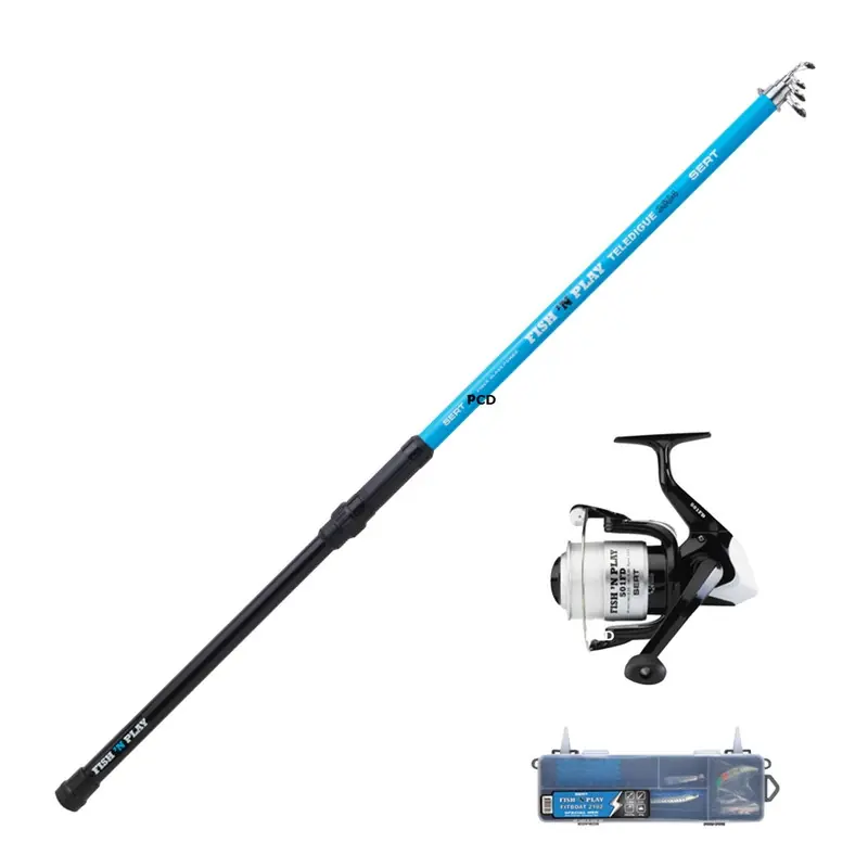 Nouvel Arrivage Ensemble Mer Srt Kit Fish‘n Play Télédigue 3604 Et Moulinet 601FD Avec Box