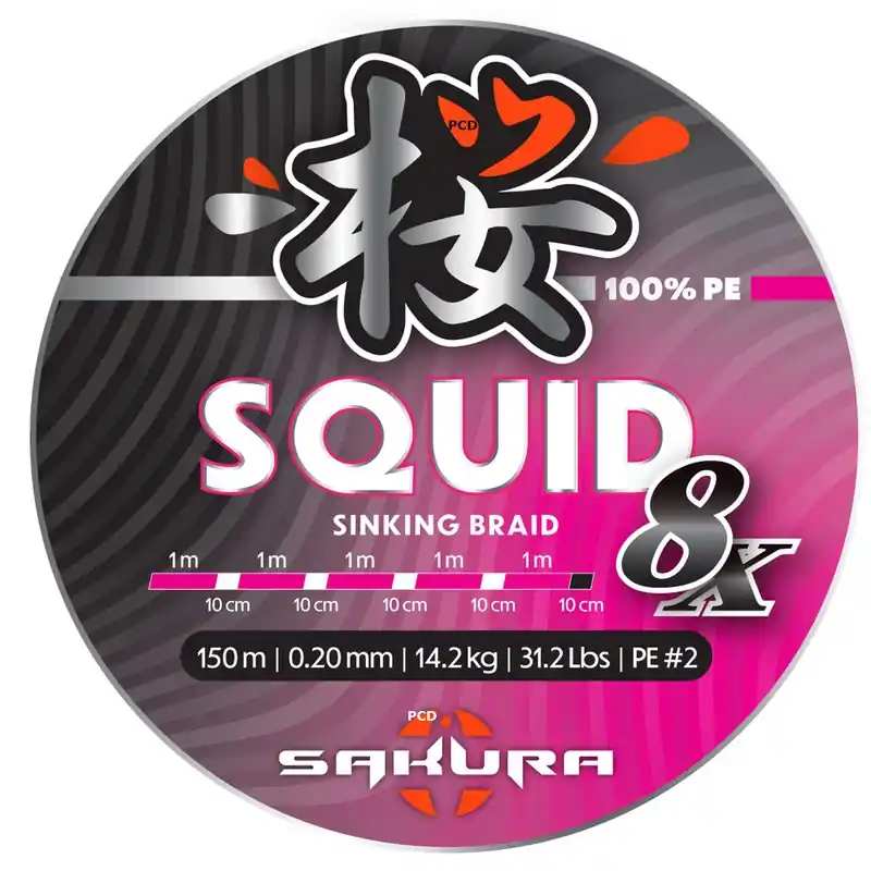 Tresse Sakura Squid 8X 150M Prix Choc