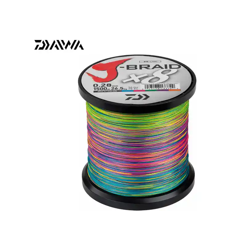 Bon Plan TRESSE DAIWA J-BRAID X8 1500M MULTICOLORE