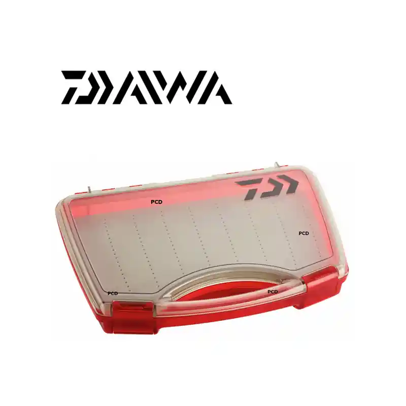 BOITE DE RANGEMENT DAIWA ROUGE TRANSLUCIDE 1 COMPARTIMENT Vente Directe