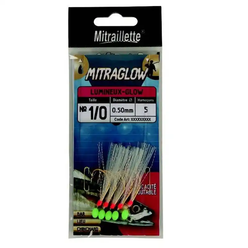 Achat Immédiat Leurres Ragot Mitraillette Mitra Glow 5H N°4 Sur 0.40mm