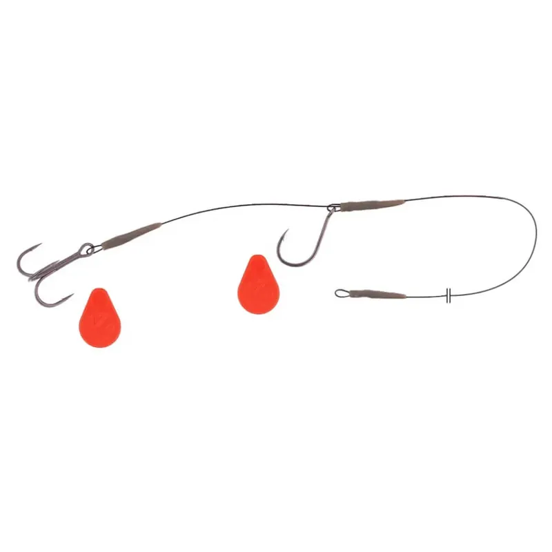Zeck DB Single Hook & Treble Rig Super Prix