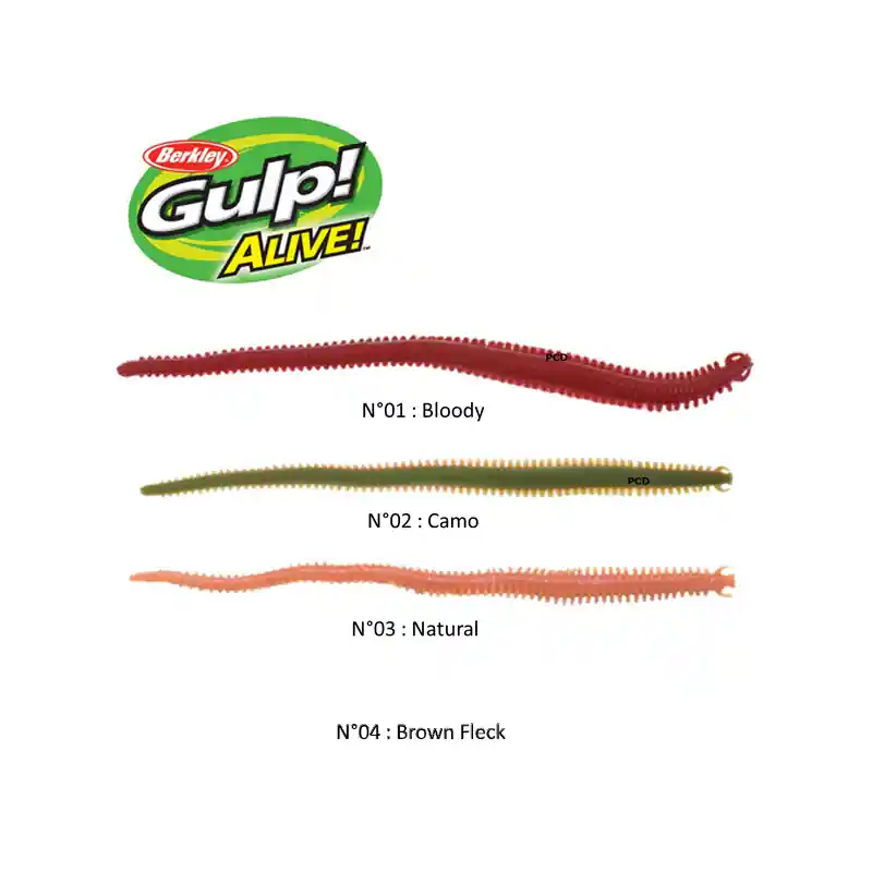 LEURRES GULP ALIVE NEREIS PAR 14 Satisfait Ou Remboursé