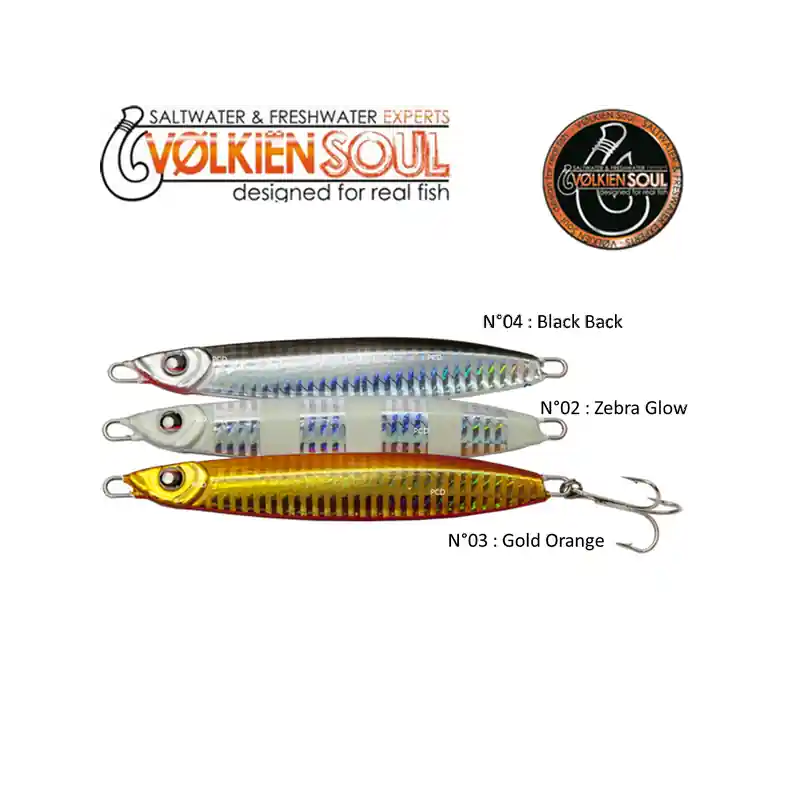 LEURRES CASTING JIGS VOLKIEN SOUL SLOW MESSENGER 80G Nouveauté