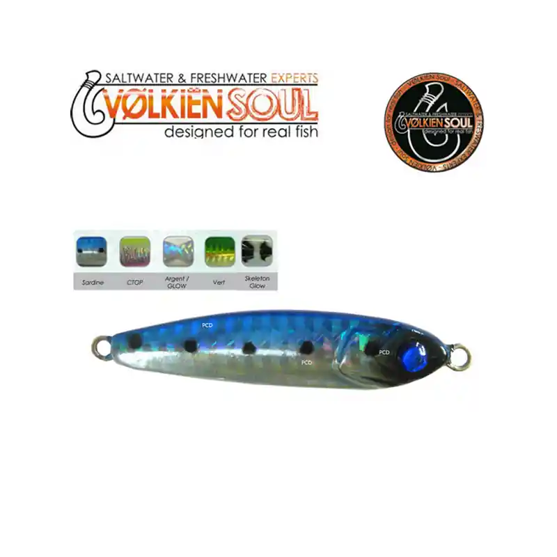 LEURRES CASTING JIGS VOLKIEN SOUL SLOW COMPAK 40G Acheter En Ligne