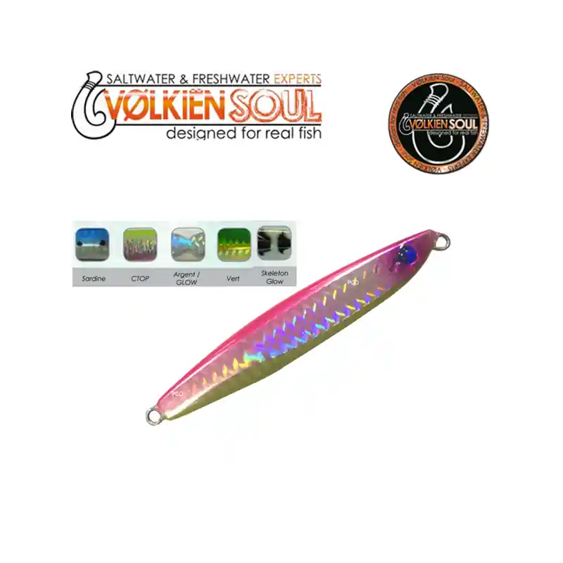 LEURRES CASTING JIGS VOLKIEN SOUL SLOW FATASS 40G Super Prix
