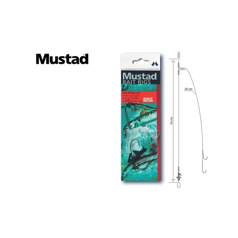 Prix Choc MONTAGES MUSTAD COD PENNEL RIG T 50