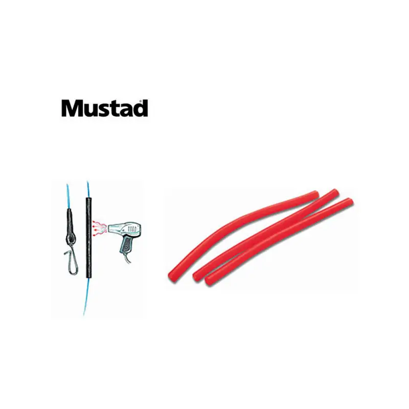 TUBES MUSTAD PVC ROUGE FLUO PAR 10 Quantité Limitée