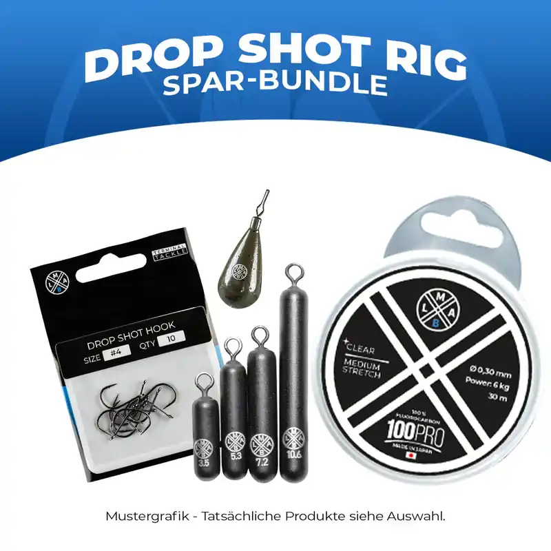 LMAB Drop Shot Rig Spar-Bundle Dernier Modèle