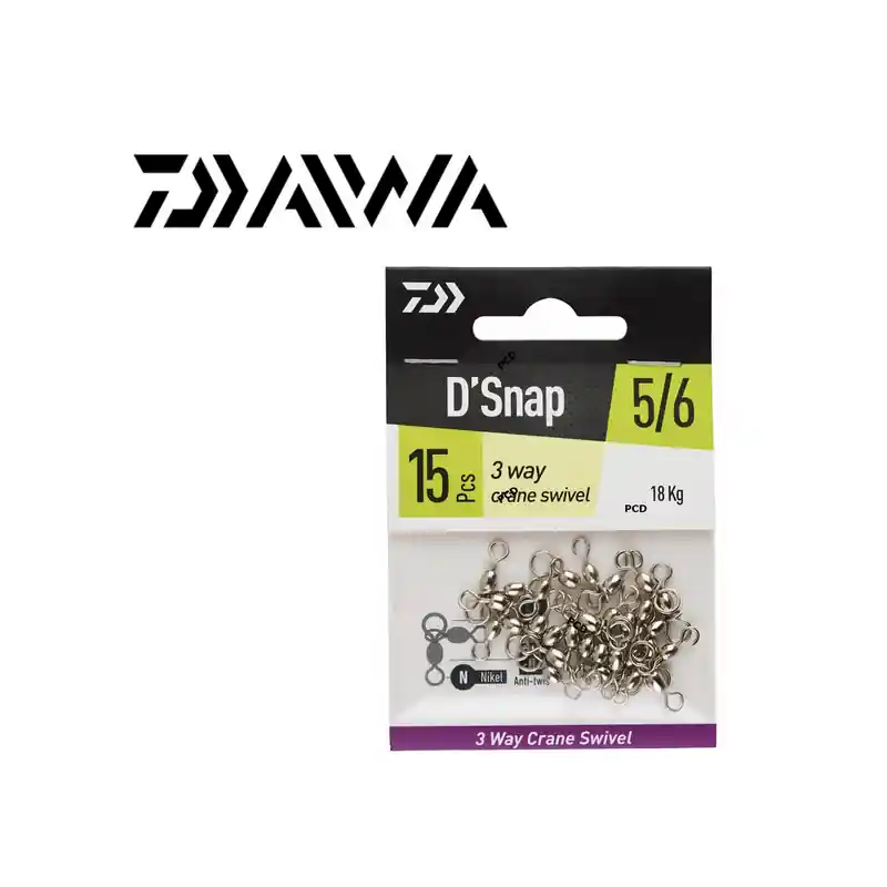 Retour Gratuit EMERILLONS DAIWA BARIL POTENCE ARGENT