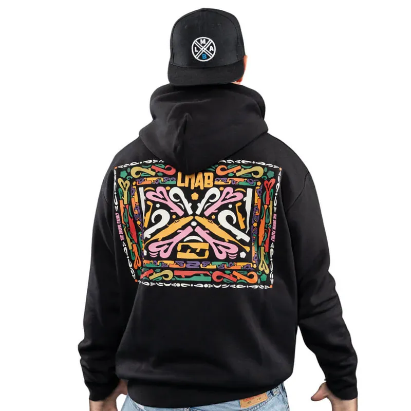 LMAB Drunk Family (Hoodie) Noir Affaire À Saisir