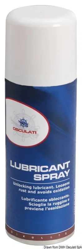 Certifié Spray Osculati lubrifiant et anti-corrosion