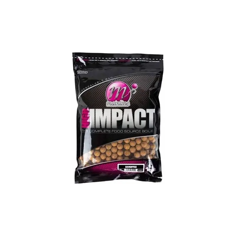Promotion Saisonnière HIGH IMPACT BOILIES BANOFFEE 16 MM 1KG MAINLINE