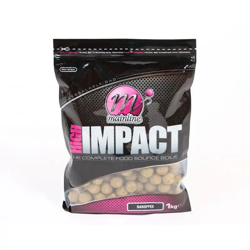 Retour Gratuit HIGH IMPACT BOILIES BANOFFEE 20 MM 1KG MAINLINE
