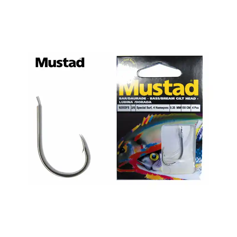 HAMECONS MUSTAD MONTE MER DAURADE 10001BLN PAR 8 Quantité Limitée