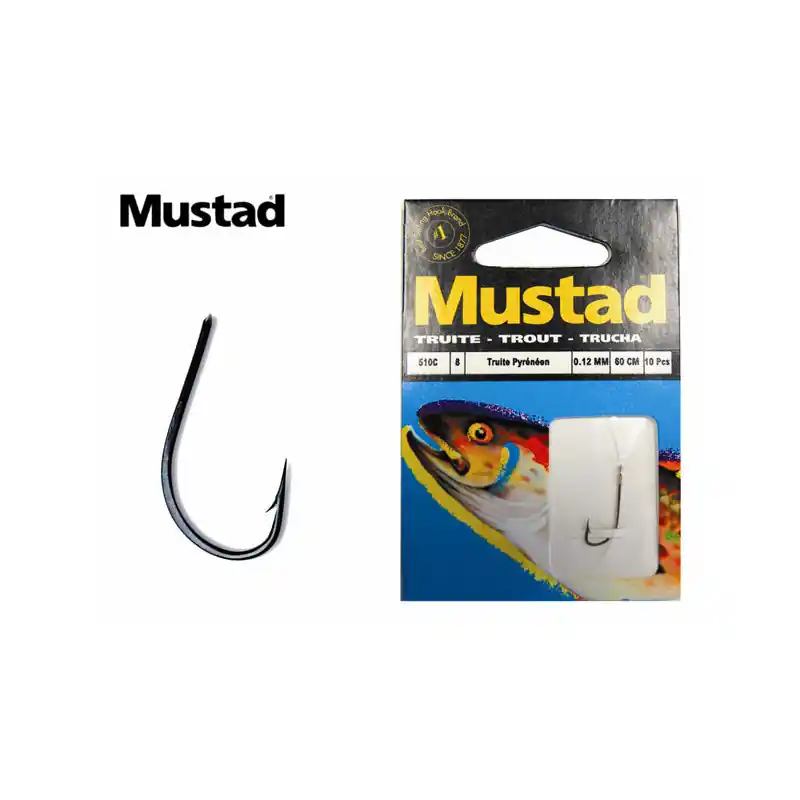 HAMECONS MUSTAD MONTE ANGLAIS TRUITE DE MER BAR 494 PAR 6 Commander Maintenant