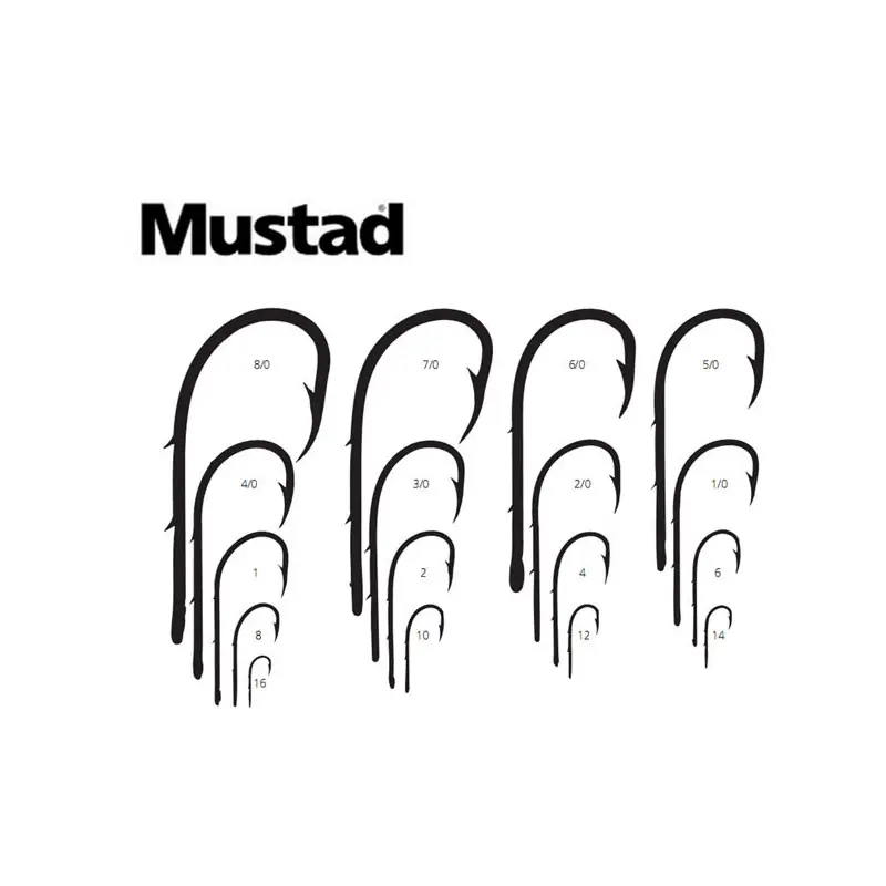 Expédition Rapide HAMECON MUSTAD 92647NP-BN ANGUILLES PAR 25