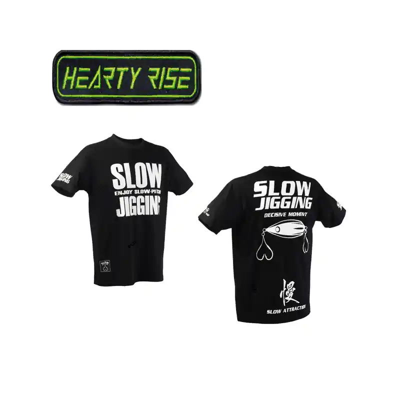 T-SHIRT HEARTY RISE SLOW JIGGING MANCHES COURTES Nouvel Arrivage