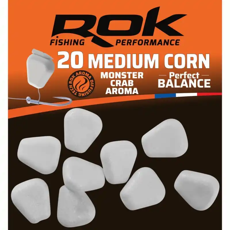 MEDIUM CORN AROMA ÉQUILIBRÉ ROK FISHING PERFORMANCE Jusqu&rsquo;à Épuisement Des Stocks