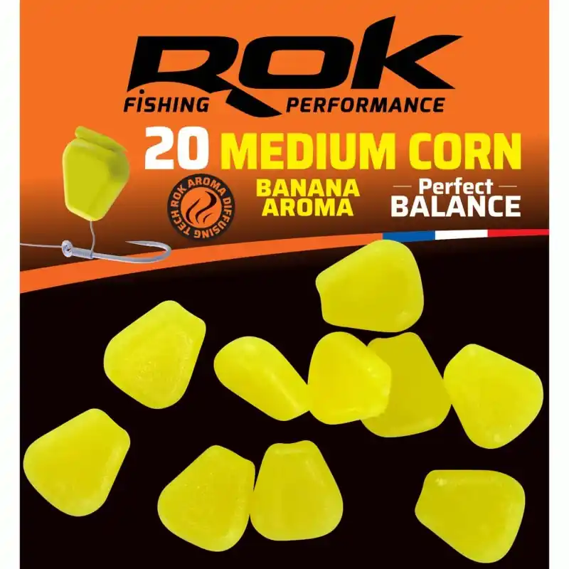 MEDIUM CORN AROMA ÉQUILIBRÉ ROK FISHING PERFORMANCE Jusqu&rsquo;à Épuisement Des Stocks