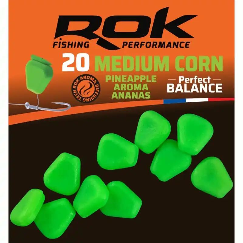 MEDIUM CORN AROMA ÉQUILIBRÉ ROK FISHING PERFORMANCE Retour Gratuit
