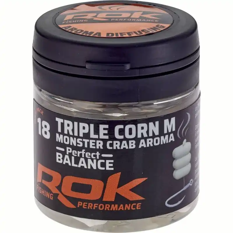 Authentique TRIPLE CORN MEDIUM – DIP ÉQUILIBRÉ ROK FISHING PERFORMANCE
