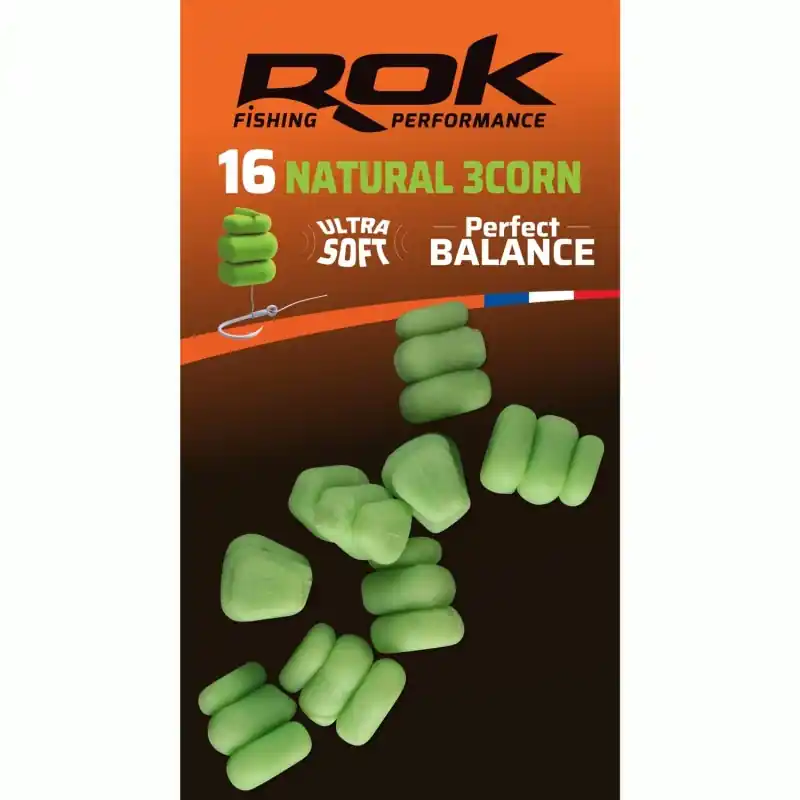 NATURAL 3CORN ULTRA SOFT ROK FISHING PERFORMANCE Expédition Rapide