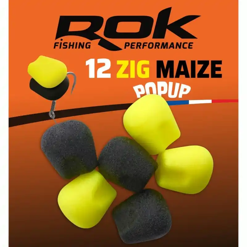 ZIG MAIZE – YELLOW+BLACK ROK FISHING PERFORMANCE Offre Du Jour
