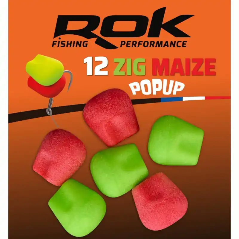 ZIG MAIZE – RED+GREEN ROK FISHING PERFORMANCE Bon Plan