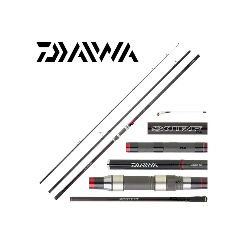 CANNE DAIWA LIBERTY SURF 4M20 100-225G 33420HRAF Paiement Sécurisé