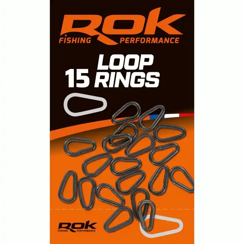 LOOP RING – ANNEAU POIRE – 4.4X7.3 ROK FISHING PERFORMANCE Authentique