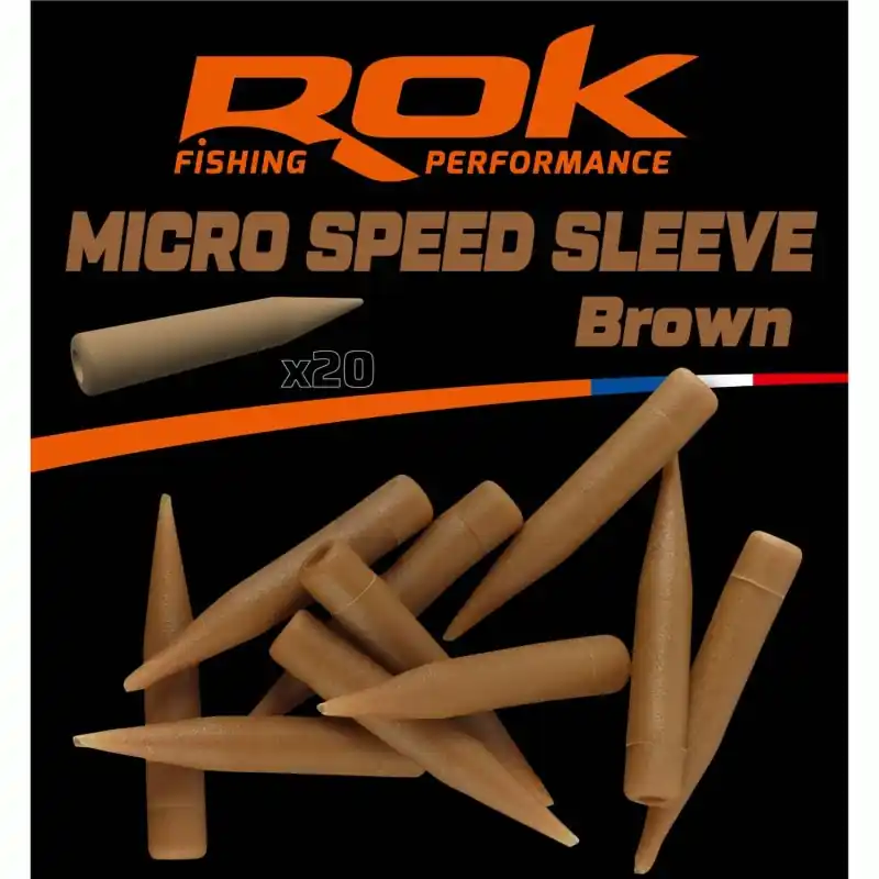 Prix Promo MICRO SPEED SLEEVES BROWN – MICRO MANCHON MARRON ROK FISHING PERFORMANCE