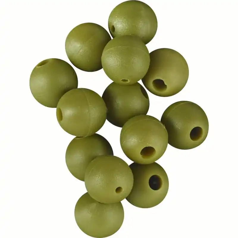 RUBBER BEADS Ø6 GREEN – PERLES SOFTS Ø6 VERT ROK FISHING PERFORMANCE Nouvelle Collection