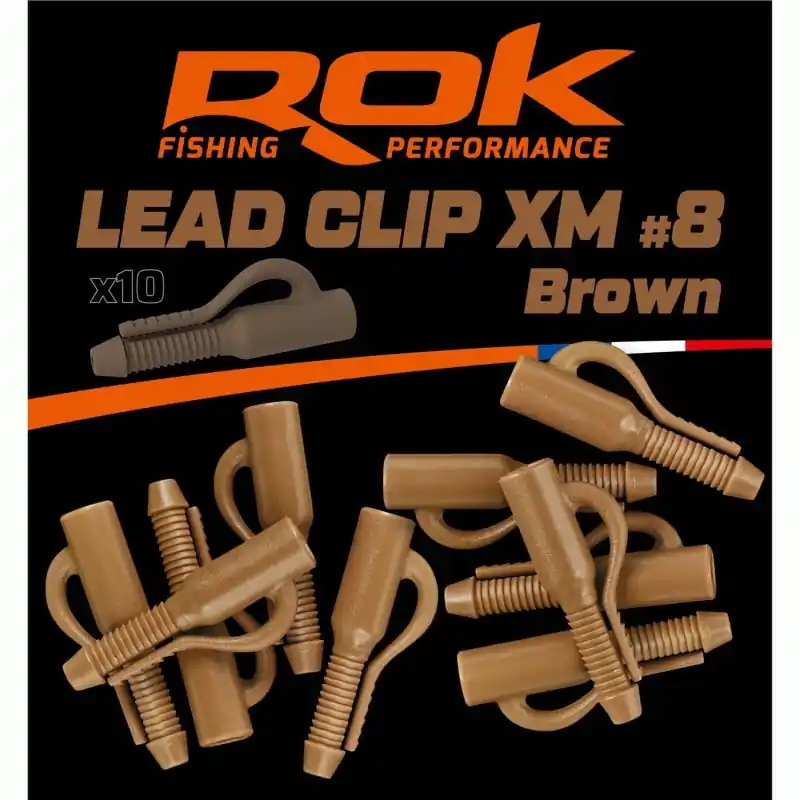 ROK LEAD CLIP XM BROWN – CLIP PLOMB ROK XM MARRON ROK FISHING PERFORMANCE Vente Flash