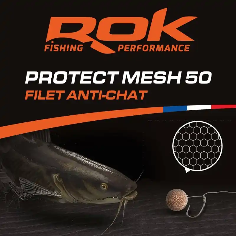 PROTECT MESH 50 – FILET ANTI CHAT ROK FISHING PERFORMANCE Prix Réduit