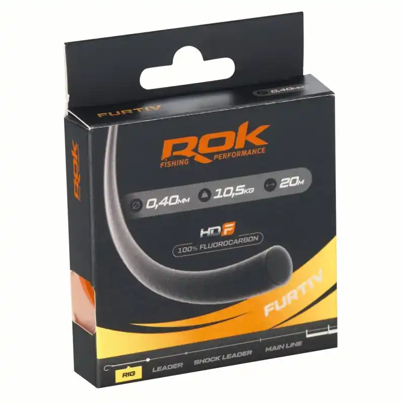 ROK FURTIV FLUOROCARBON Ø0.40 ROK FISHING PERFORMANCE Bon Plan