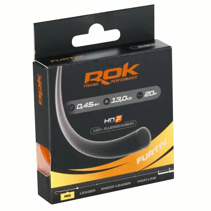 ROK FURTIV FLUOROCARBON Ø0.45 ROK FISHING PERFORMANCE Meilleur Prix