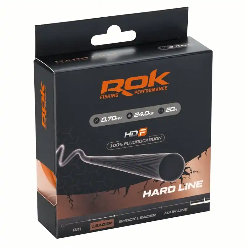 Expédition Rapide ROK HARD LINE FLUOROCARBON Ø0.70 ROK FISHING PERFORMANCE
