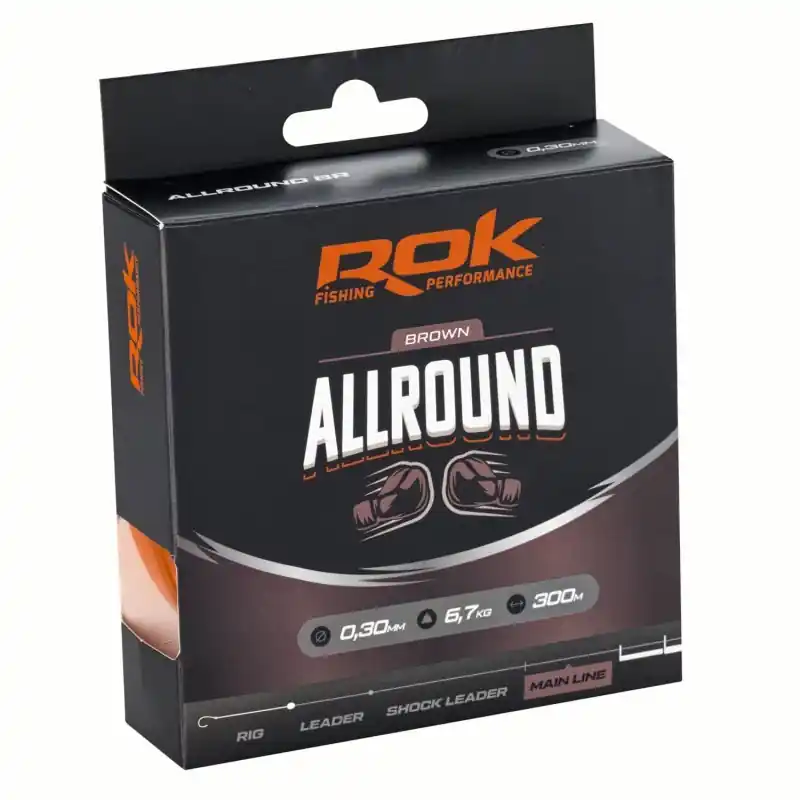 Offre Limitée ROK ALLROUND MONOFILAMENT Ø0.30 – BROWN ROK FISHING PERFORMANCE