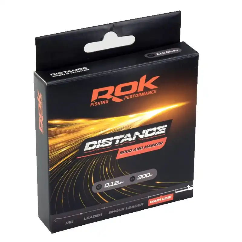 ROK BRAID DISTANCE SPOD AND MARKER – ORANGE 300M 0.16MM ROK FISHING PERFORMANCE Authentique